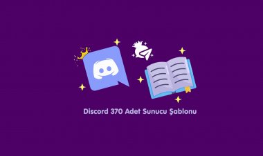 Discord 370 Adet Sunucu Şablon